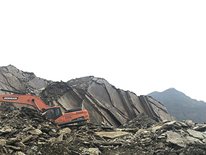 natural slate stone quarry